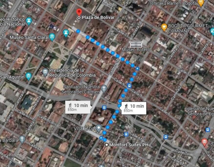 Grandioso Apartaestudio La Candelaria 보고타 외부 사진